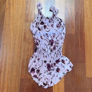 Floral Print Romper
